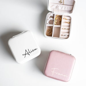 Schmuckbox personalisiert mit Namen für Brautjungfer & Braut