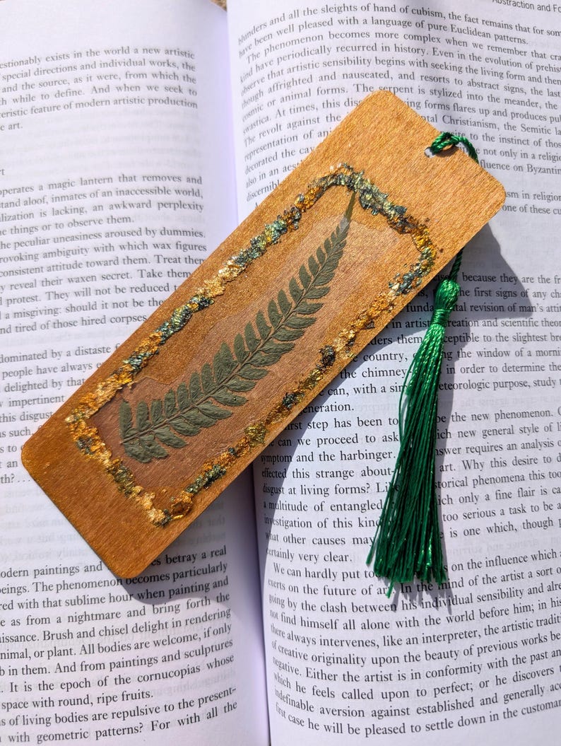 gold leaf book mark