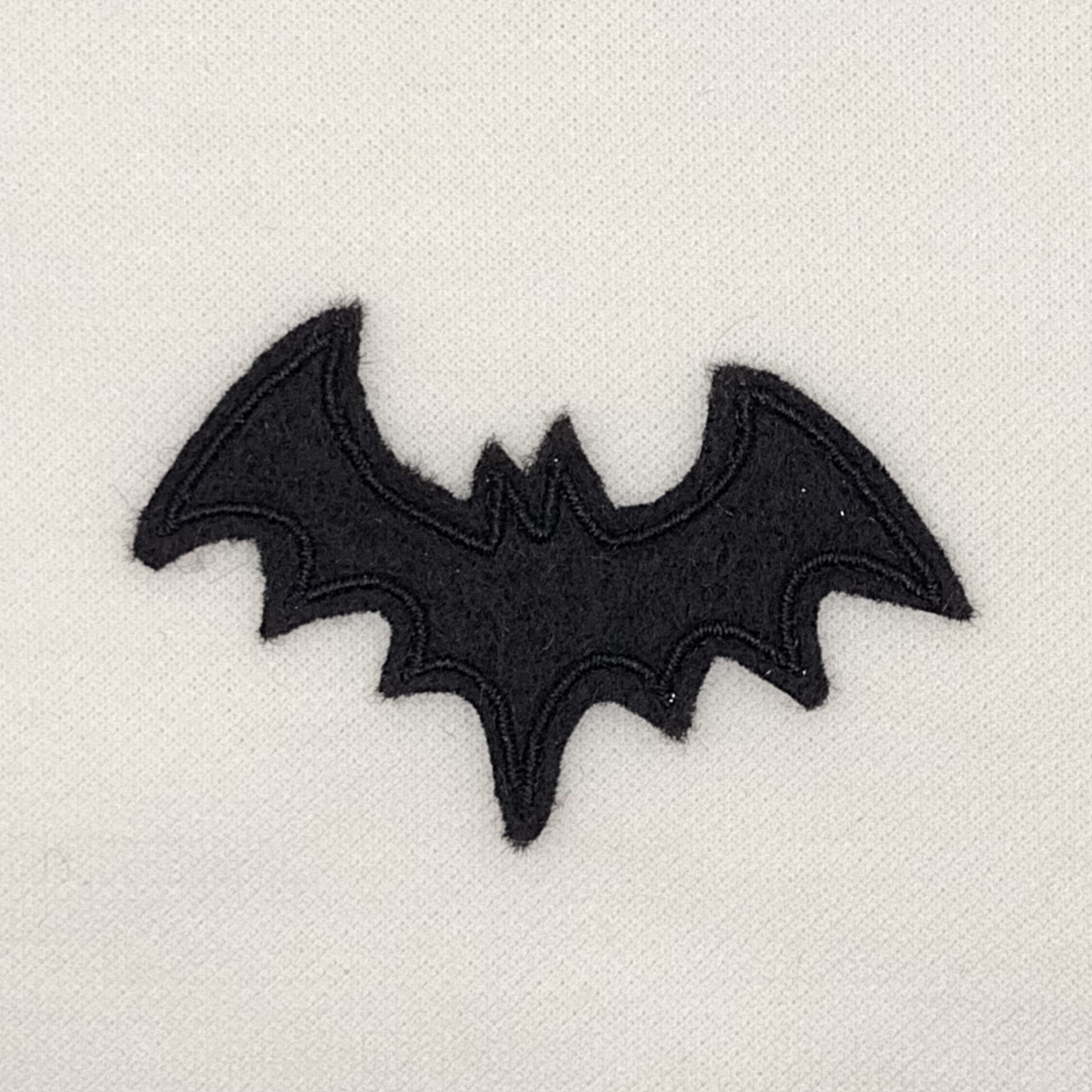 Bat - Halloween - Spooky - Embroidered Patch - Patch - Felt Patch - Black Bat -