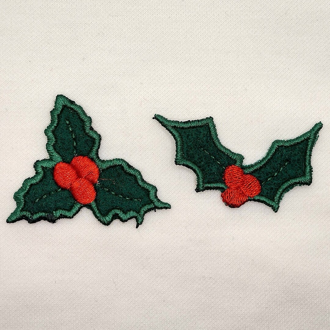 Holly Patch Christmas Embroidered Felt (3" In - Foto 6