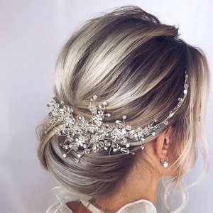 Crystal Wedding Hair Accessory - Bridal hair piece Jewelry, Bridal Hair Accessory, Wedding Hair Piece, Bridal Hair Comb, Hair comb for bride