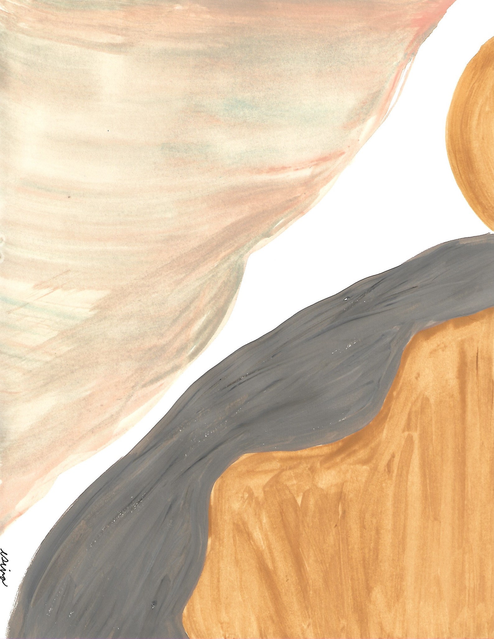 Earth Tone Abstract Wall Art // DIGITAL DOWNLOAD Etsy UK