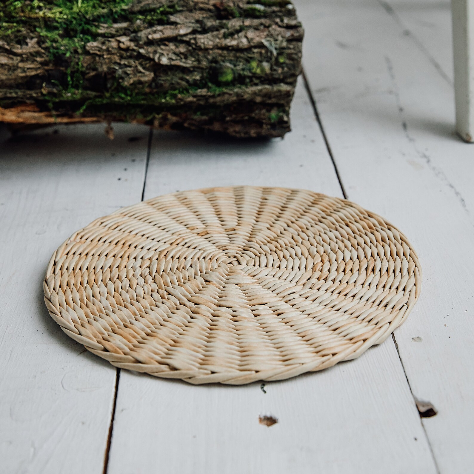 Wicker coasters set housewarming gift rustic table decor Etsy