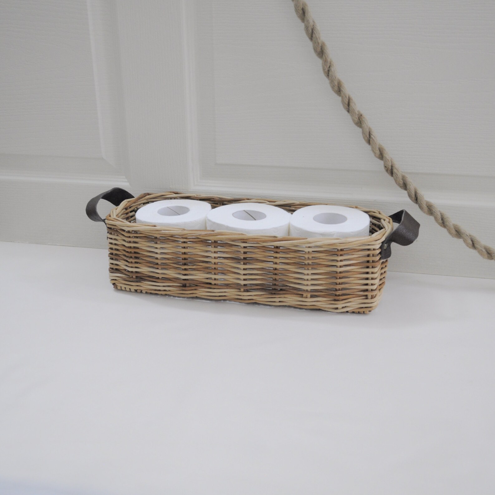 Toilet paper holder toilet tank holder basket woven Etsy