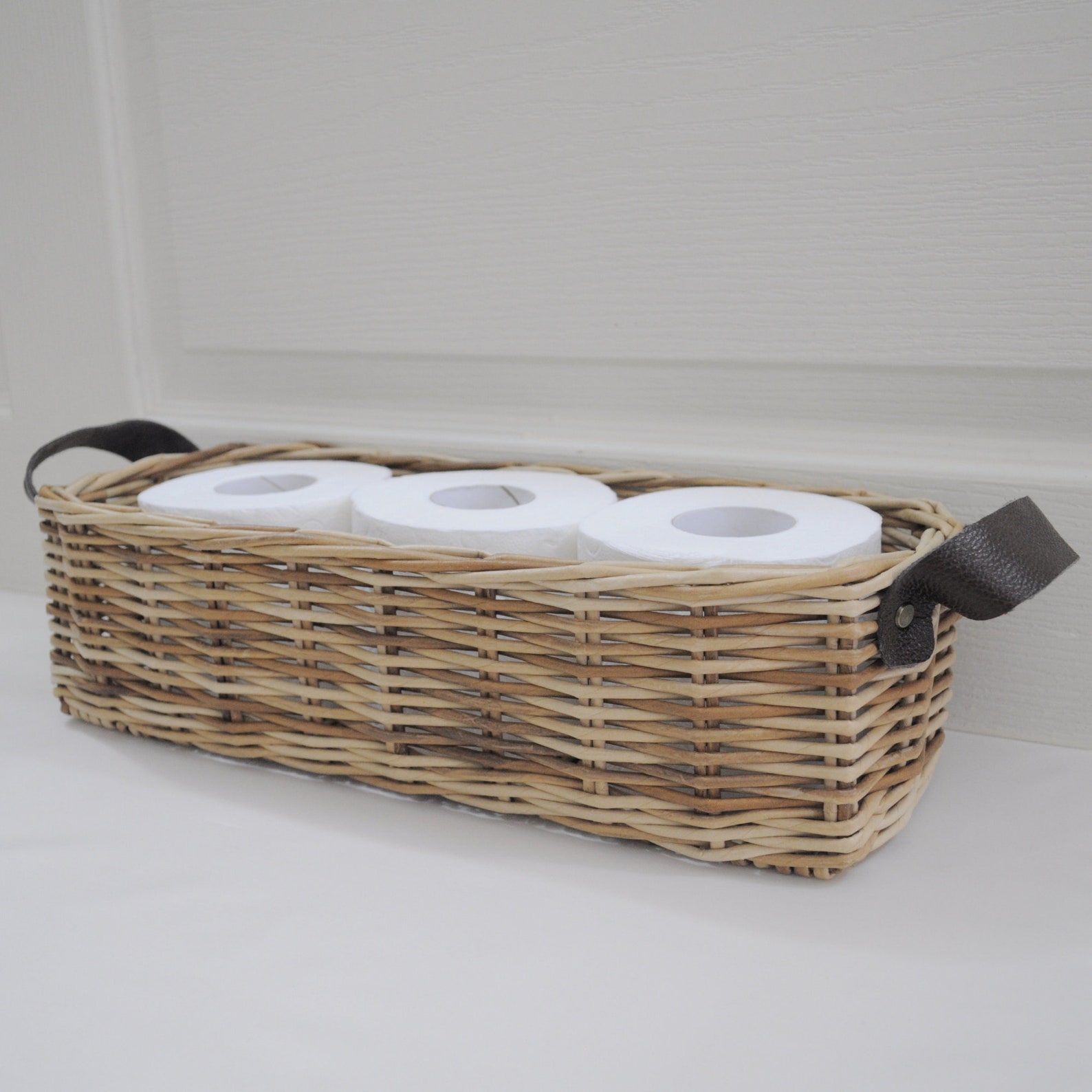 Toilet paper holder toilet tank holder basket woven Etsy