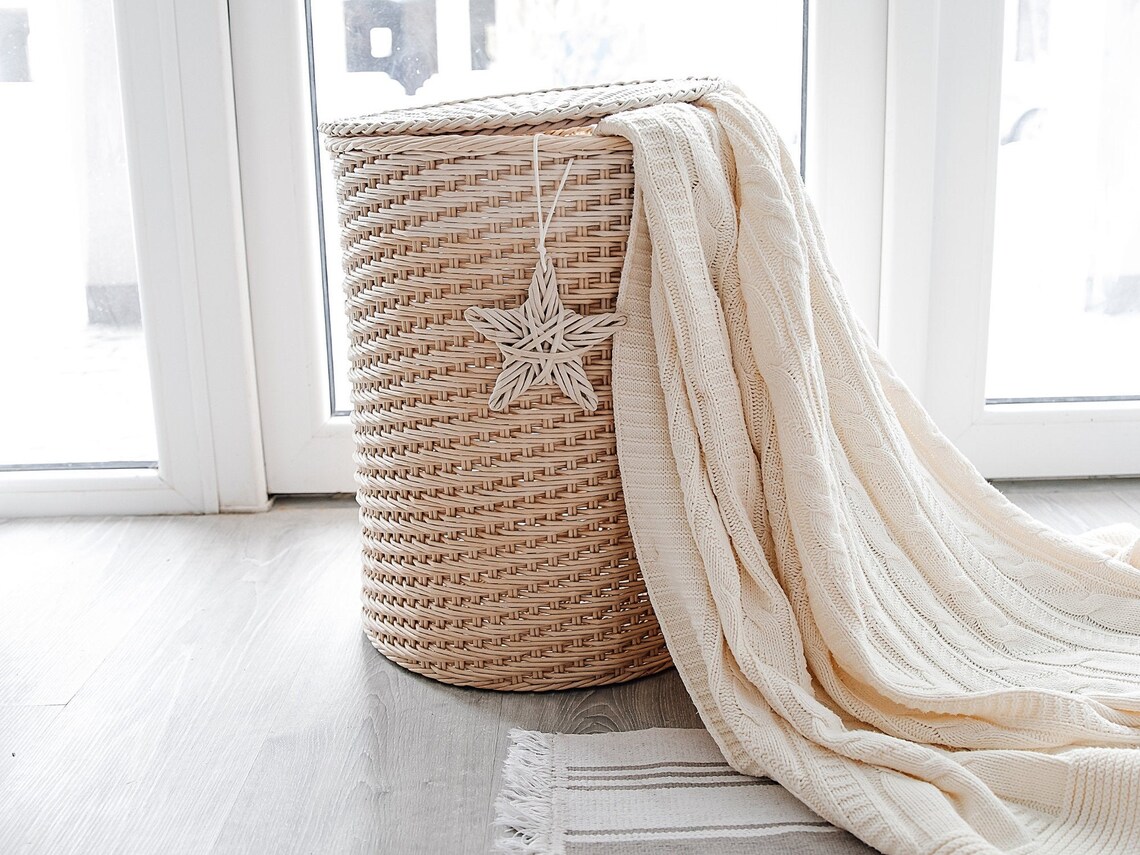 Wäschekorb Gewebter Wäschekorbhalter Geschenk Muttertag | Etsy