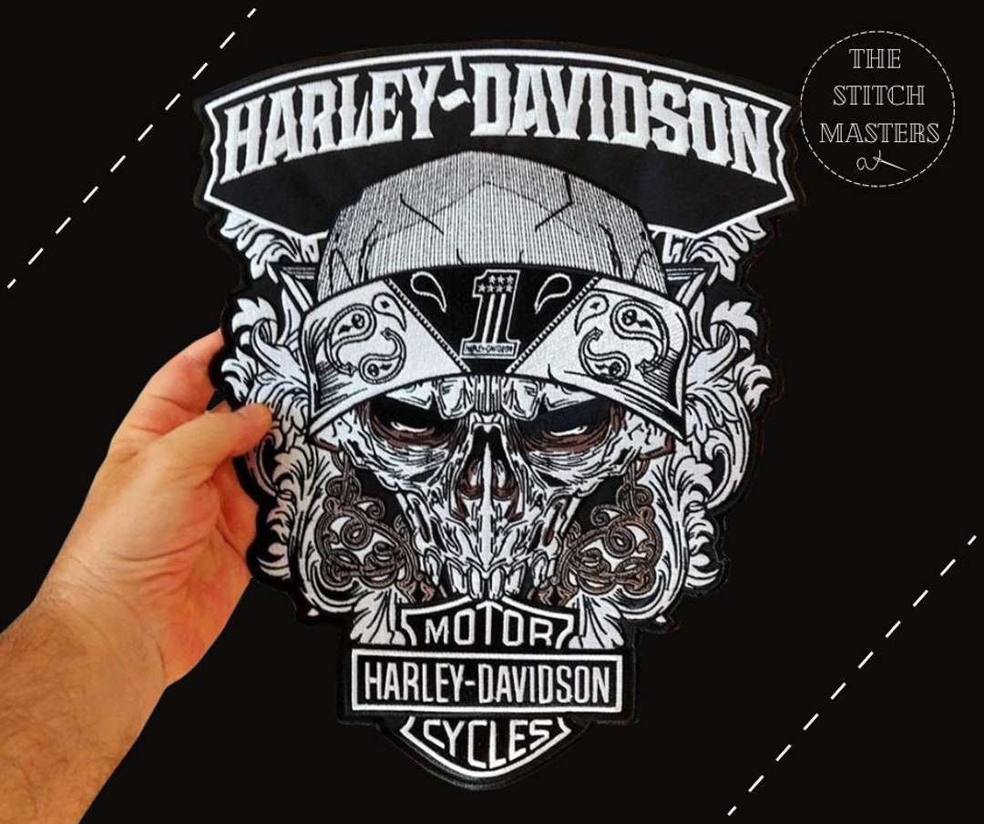 harley davidson skull face bandana