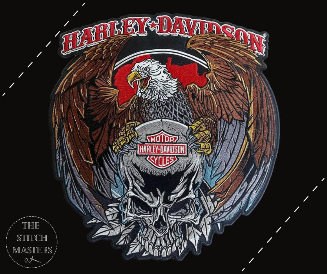 HARLEY ROYAL EAGLE Large Back Patch for Custom Jacket - Etsy