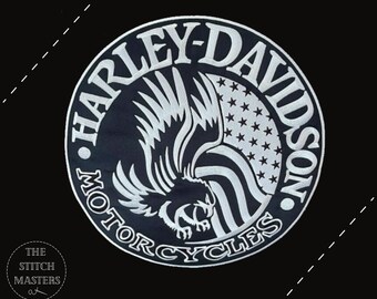 HARLEY CLASSIC EAGLE Large Back Patch for Custom Jacket - Etsy
