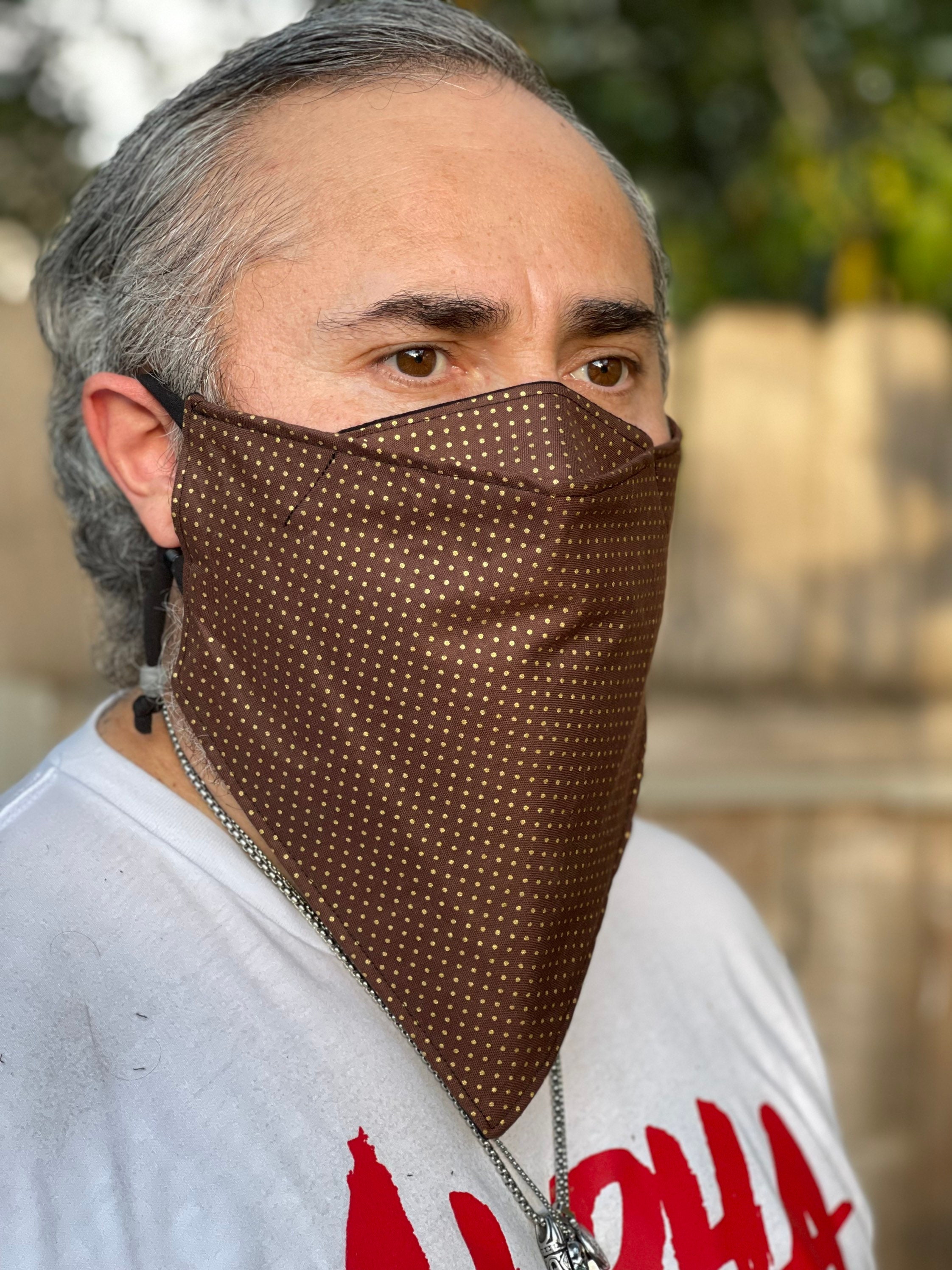 Gold dust mask mask for beard beard mask brown and gold Etsy