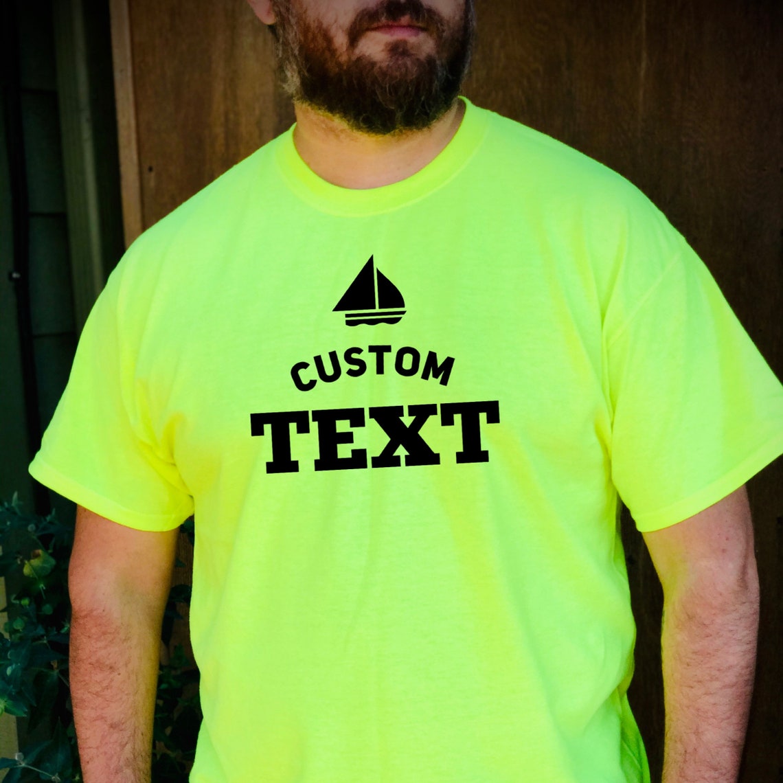 Hi Viz custom T-shirt T-shirts for work hi visibility | Etsy