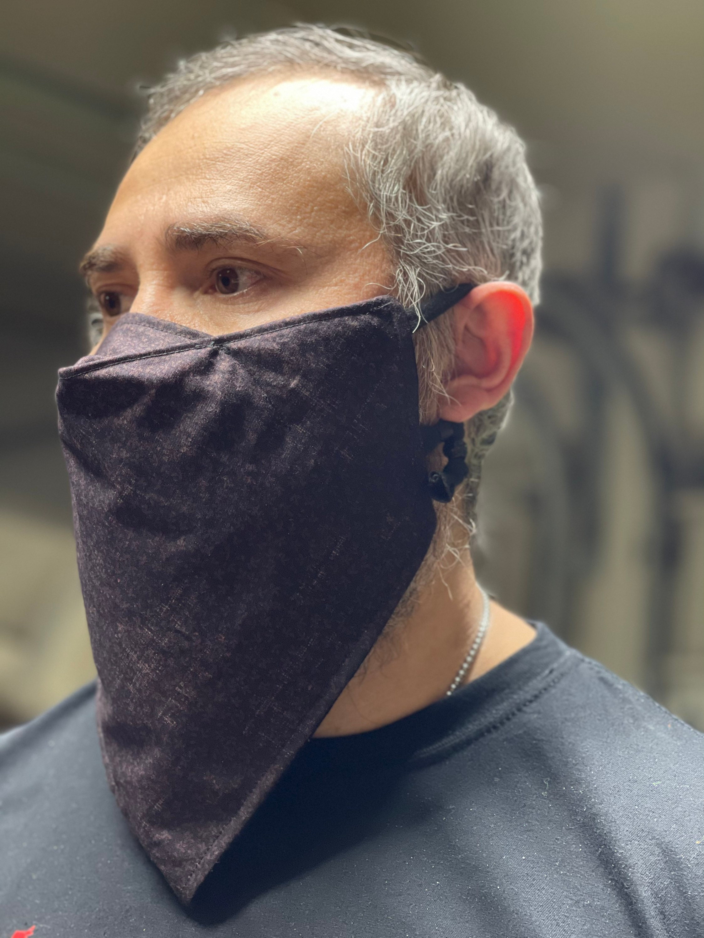 Mix pattern mask mask for beard bearded men mask Xl mask Etsy