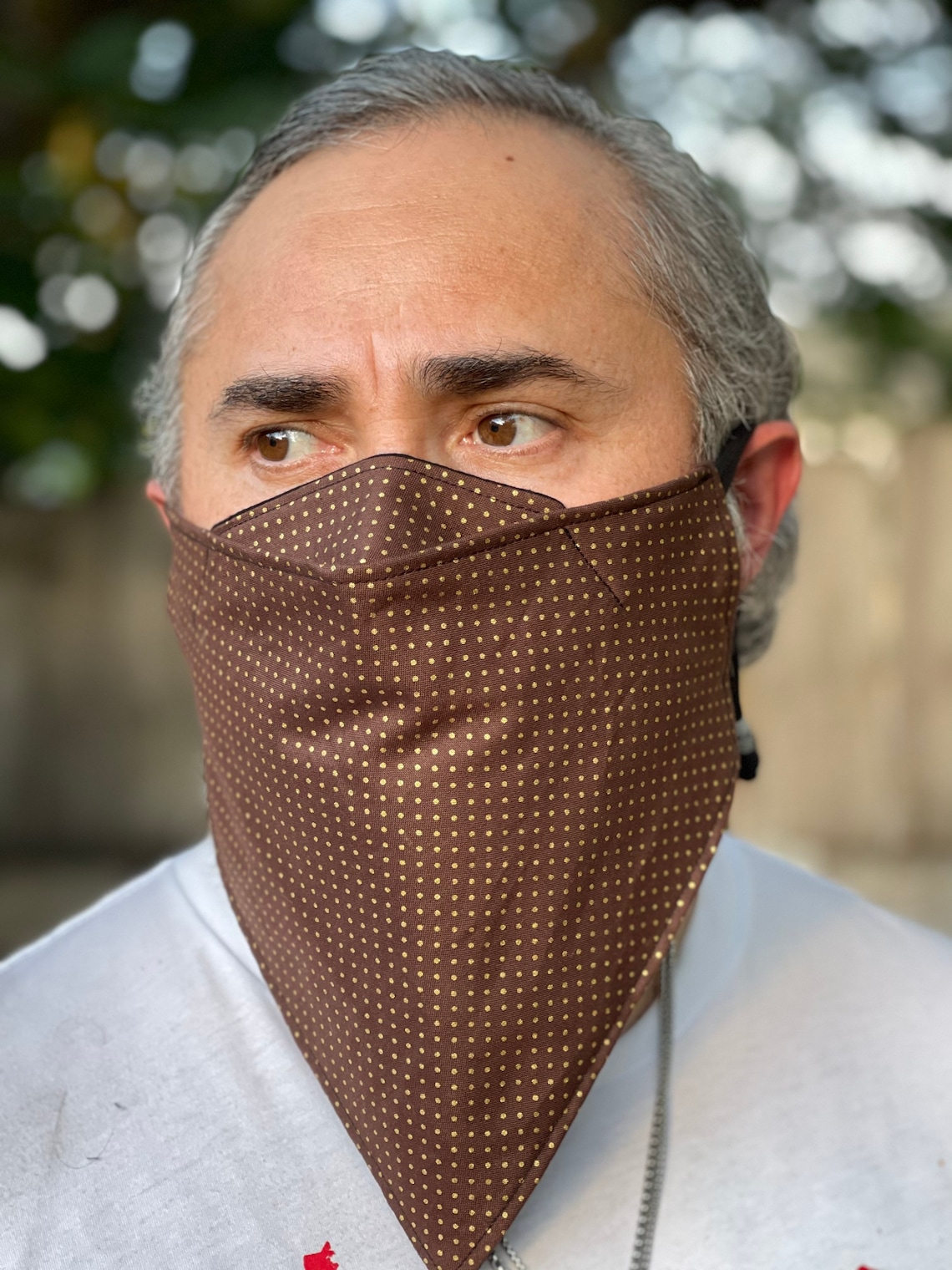 Gold dust mask mask for beard beard mask brown and gold Etsy