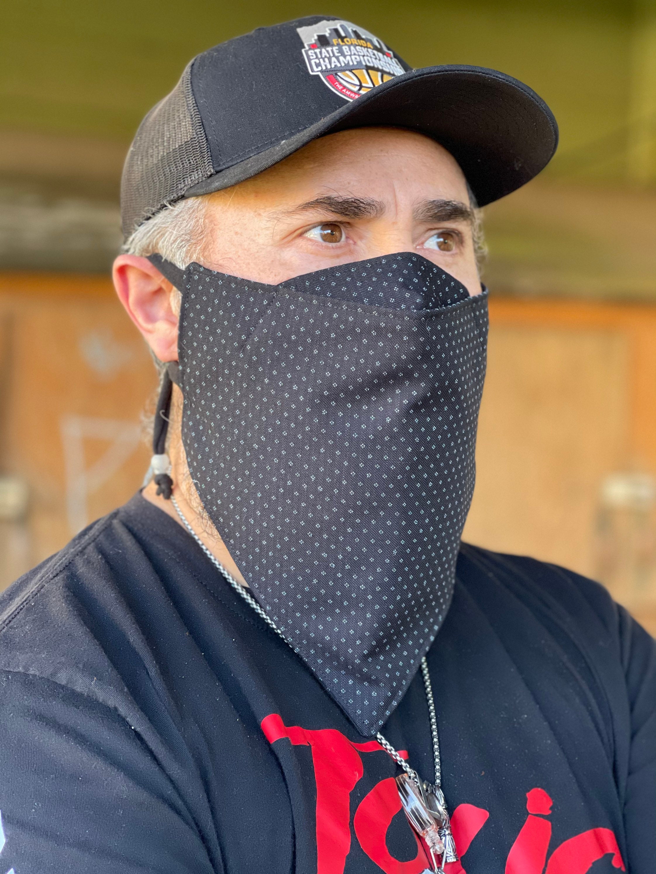 Falling dotted mask mask for beard long beard mask Xl mask Etsy