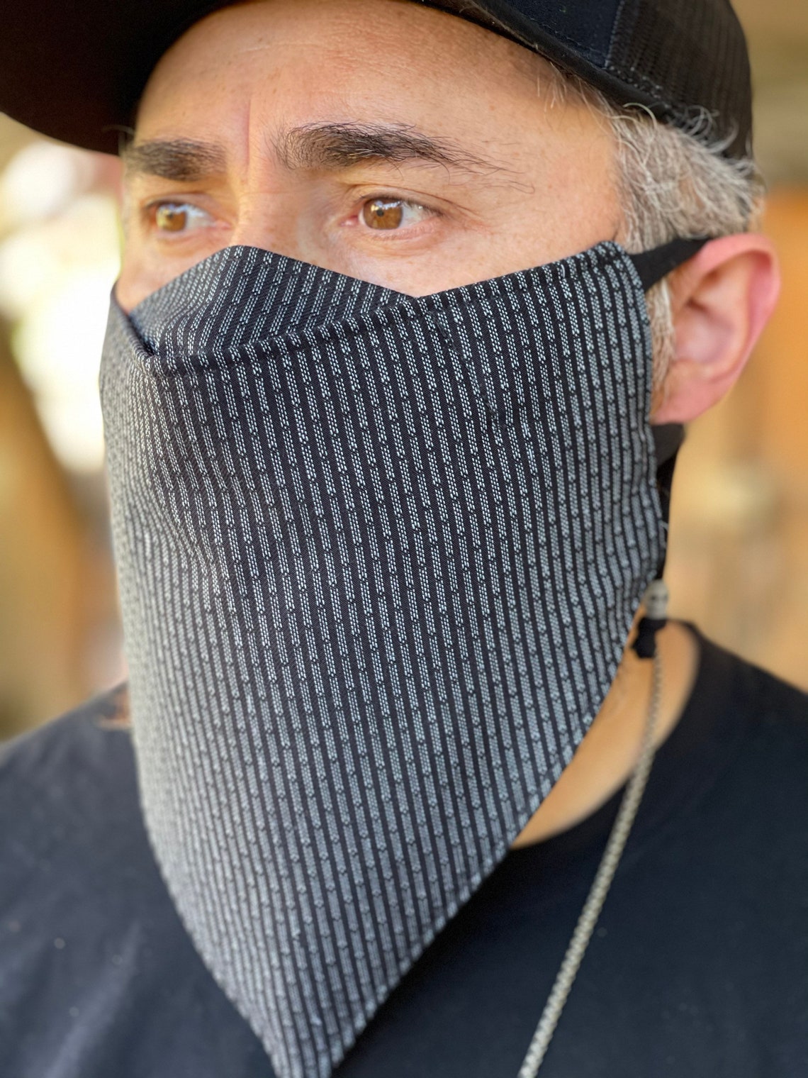 Falling dotted mask mask for beard long beard mask Xl mask Etsy