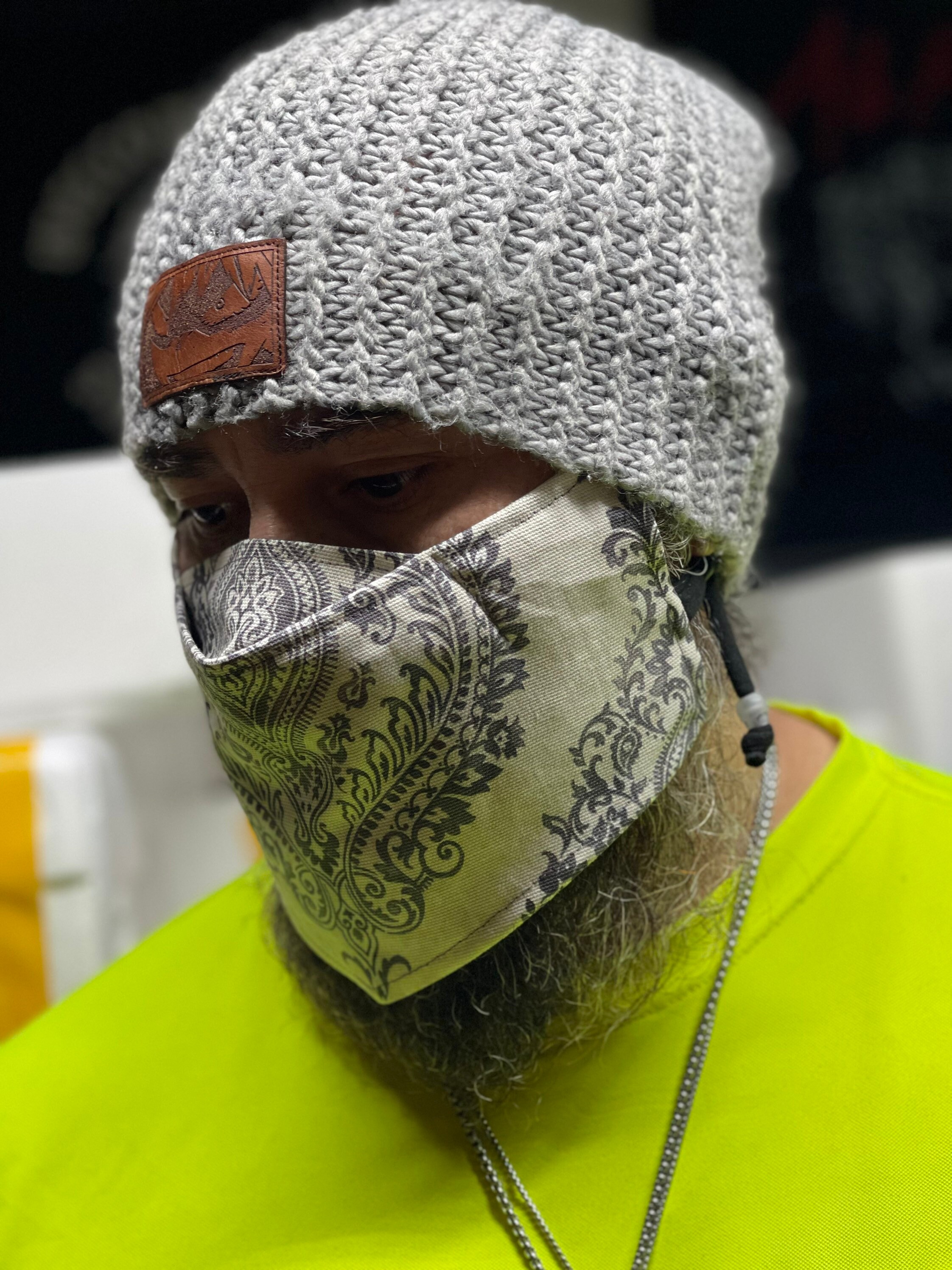 Máscara para barbas máscara de doble capa para barba Etsy