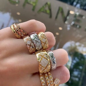 Chanel Quilted Ring 