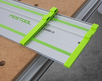 Guide Rail Accessories For Woodworking Festool Guide Rail End Protectors - Pair Of Track Saw Rail Protectors For TS55, TS75 & More Track Protection Covers