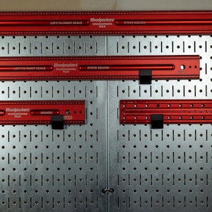 Storage Hangers Compatible with Woodpeckers Rulers and T Square - for Wall Control