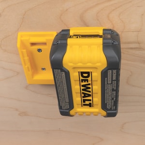 Battery Holder Mount for Dewalt 20v and 60v Flexvolt Batteries - Bulk
