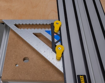 Guide Rail Square for Dewalt Track Saws - DIY Adapter Kit