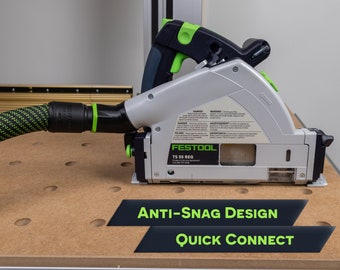 Festool TS55 Track Saw No Snag Dust Port for Festool 27mm Cleantec Hose