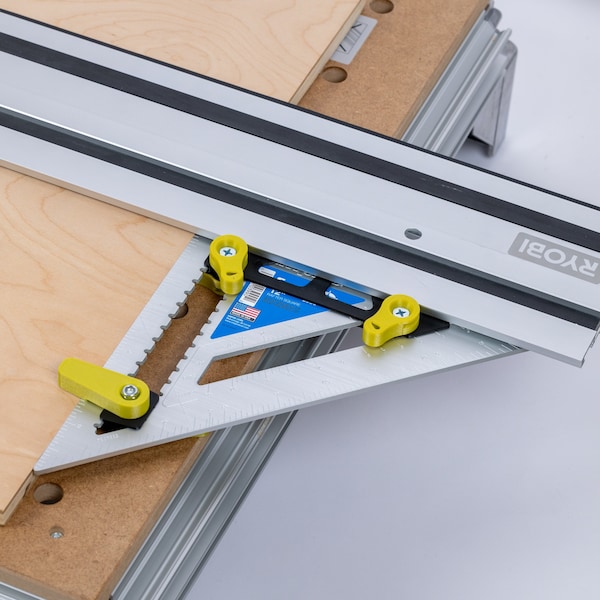 Guide Rail Square for Ryobi Track Saws - DIY Adapter Kit