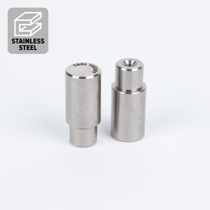 20mm Shorty Bench Dogs - Stainless Steel - 2 Pack