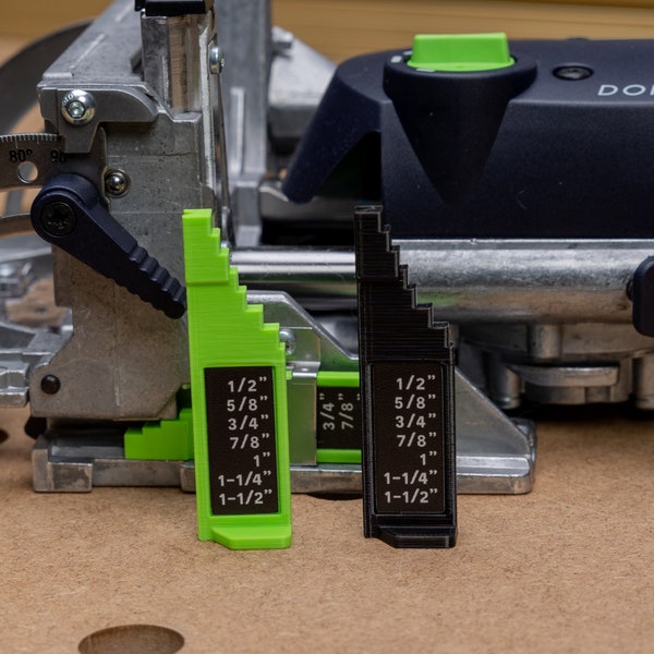 Festool DF500 Imperial Thickness Gauge V2 for Festool Domino Joiner - US Measurements