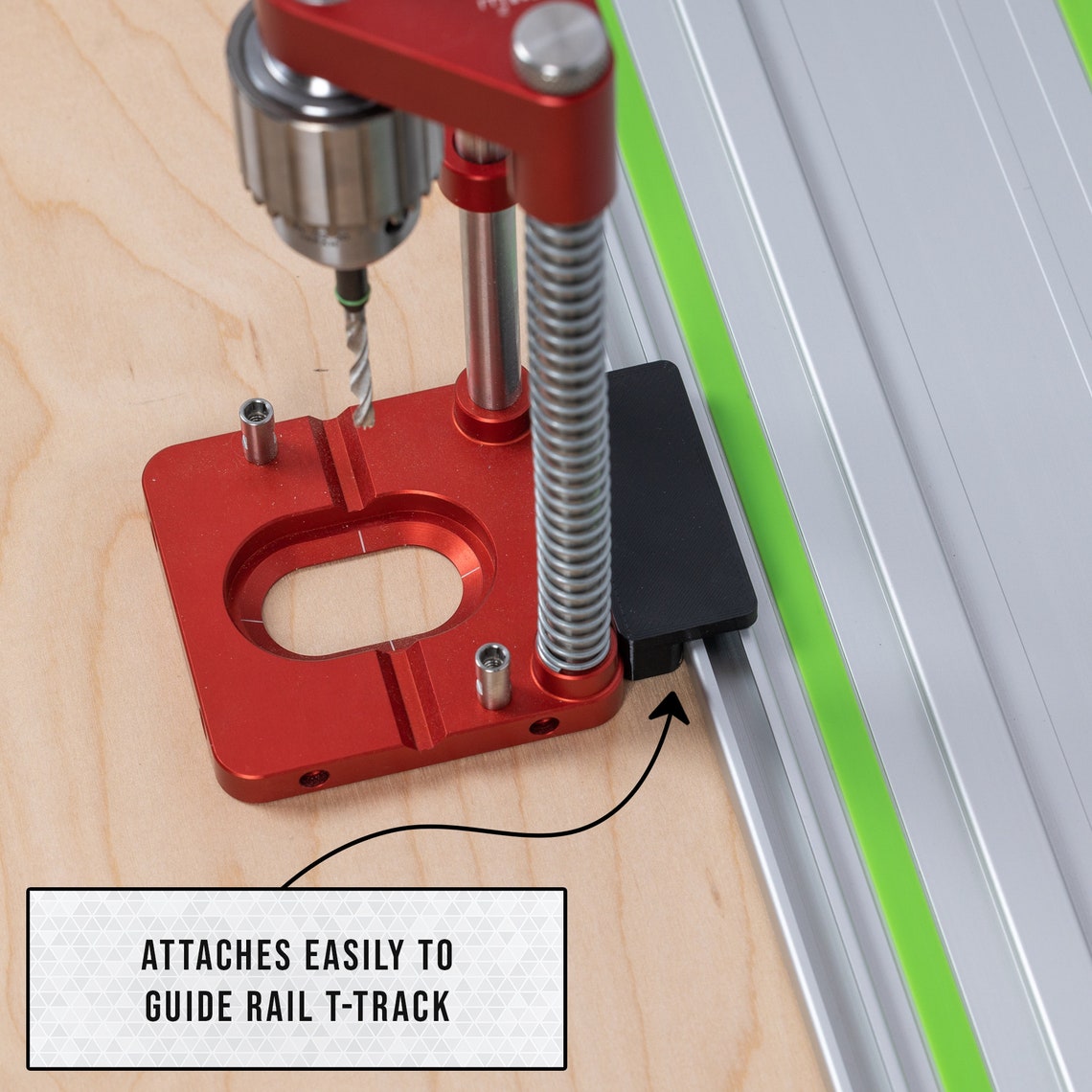 Woodpeckers Autoline Drill Guide Sled for Guide Rails Fits Etsy