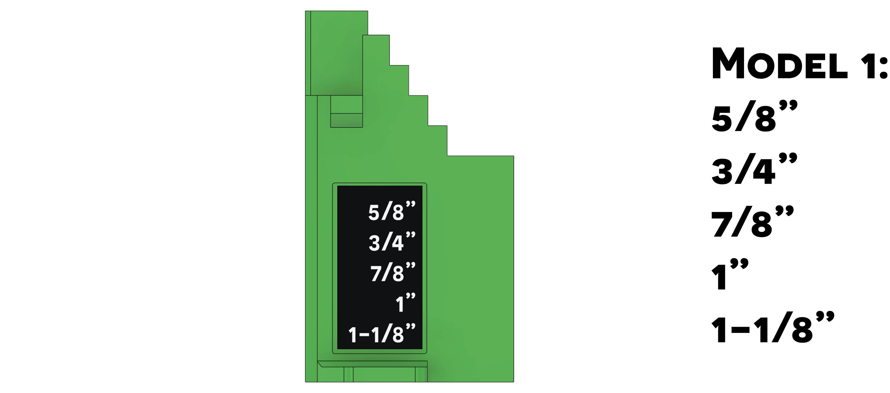 Festool DF 700 Domino Joiner XL Fence Height Gauge – USA Imperial Version, Perfect For Precision Woodworking