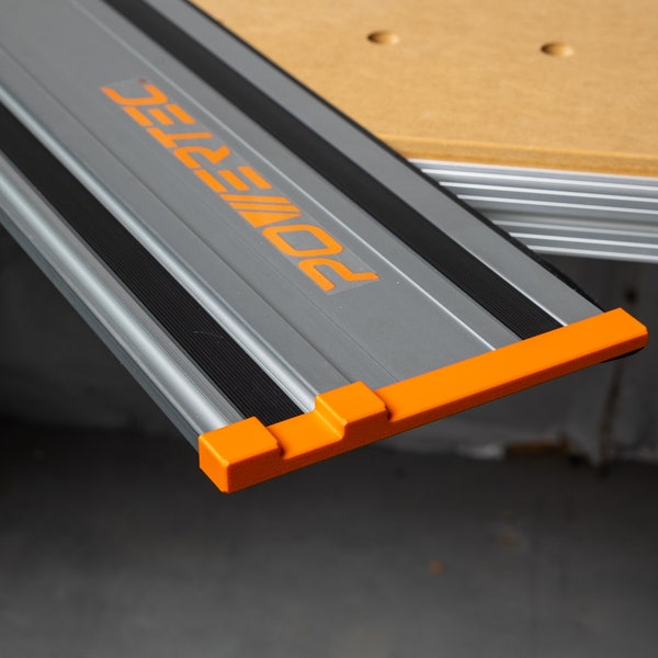 Powertec Guide Rail Protection Caps - For Track Saws - Both Ends