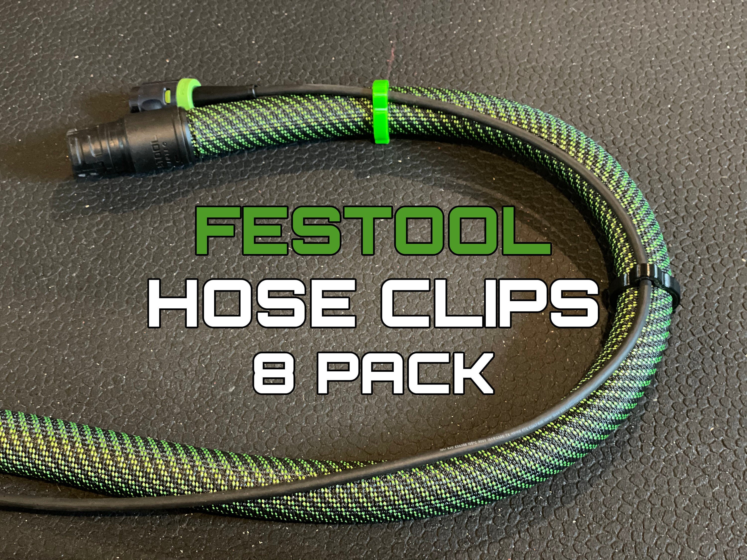 Festool Cable Hose Clips 8 Pack for Braided Sleeve Antistatic Etsy