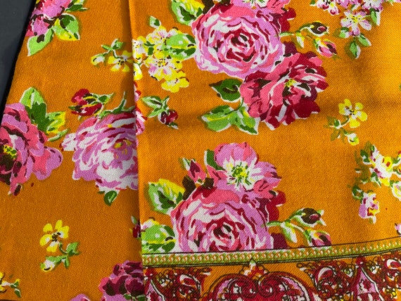 ballet Bedelen financiën Unieke Oilily vintage sjaal in mooi patroon met rozen. - Etsy België