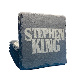 Set of 4 Stephen King horror slate coaster set