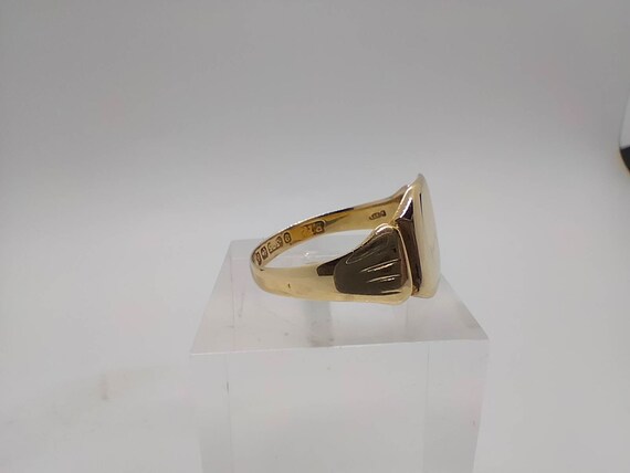Classic antique gents fully hallmarked 9ct gold s… - image 5