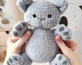 Amigurumi Kitten Pattern, Crochet Cat Toy PDF Tutorial, Crochet cat amigurumi pattern, amigurumi crochet pattern