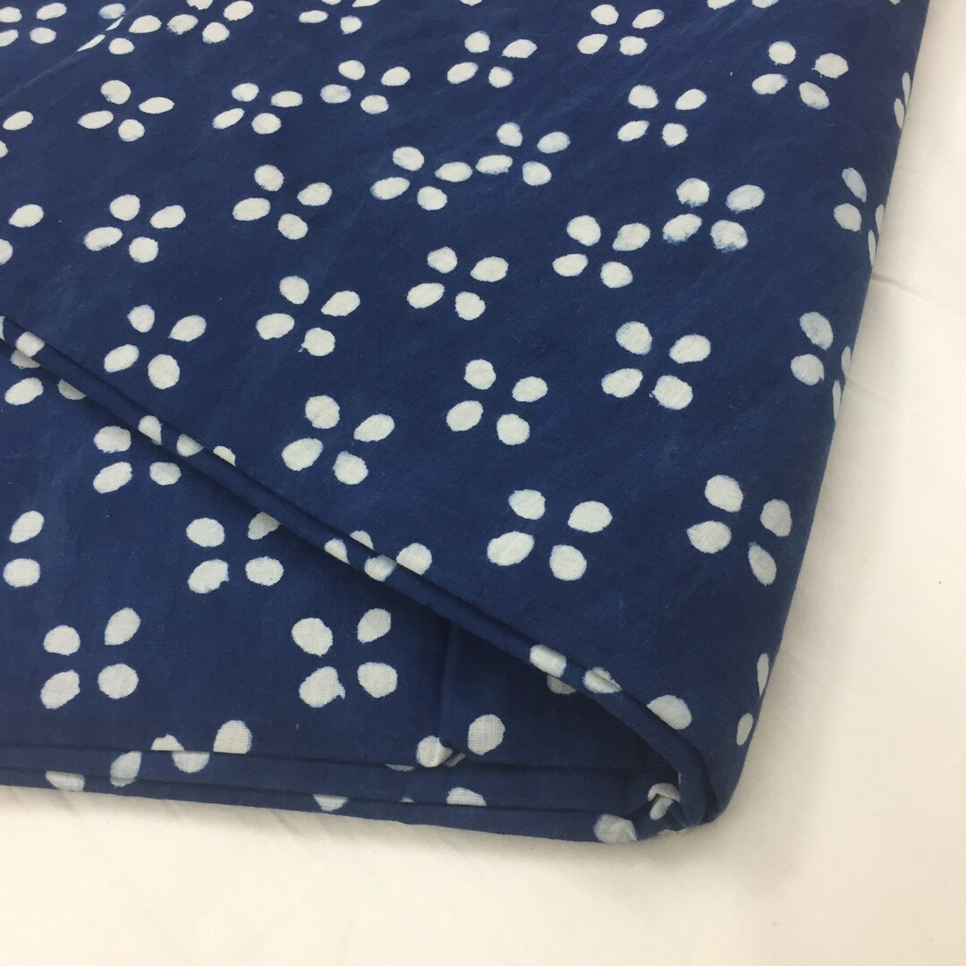 Floral Block Print Fabric, Indian Cotton Fabric, Sewing Dress Fabric, Hand Printed Fabric