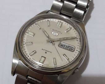 Seiko 5 Automatic 62mas Dial 6309 8220 Original 1978 Model Rare Vintage Watch Etsy Canada