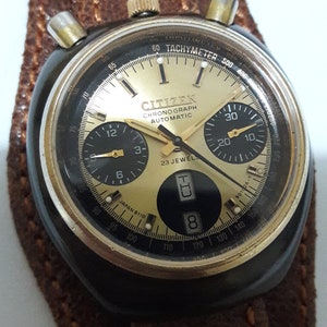 Citizen bullhead cronografo automatico e flyback 67-9143 | Etsy Italia