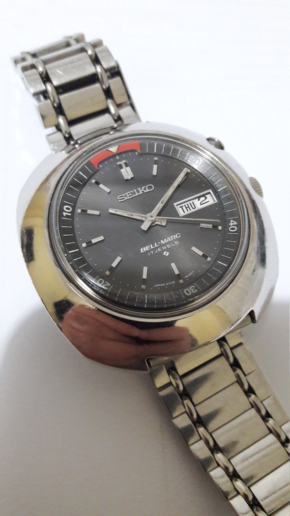 Seiko Automatic Bellmatic Alarm Ufo Model 4006-6002 Full - Etsy