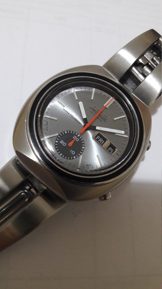 Seiko Chronograph Automatic 6139-8002 Sports Rare Vintage | Etsy Australia