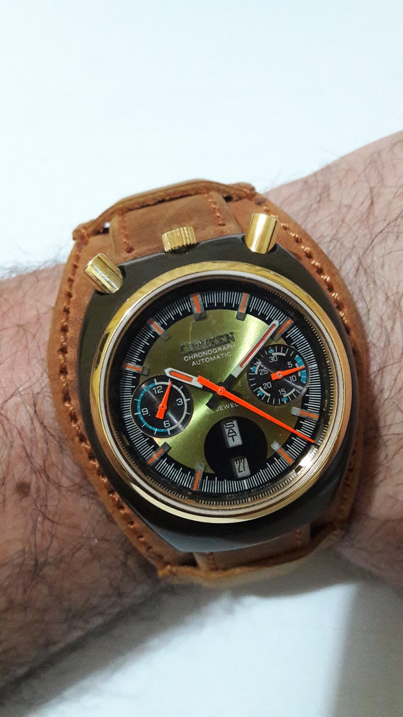 Citizen bullhead automatic chronograph and flyback
