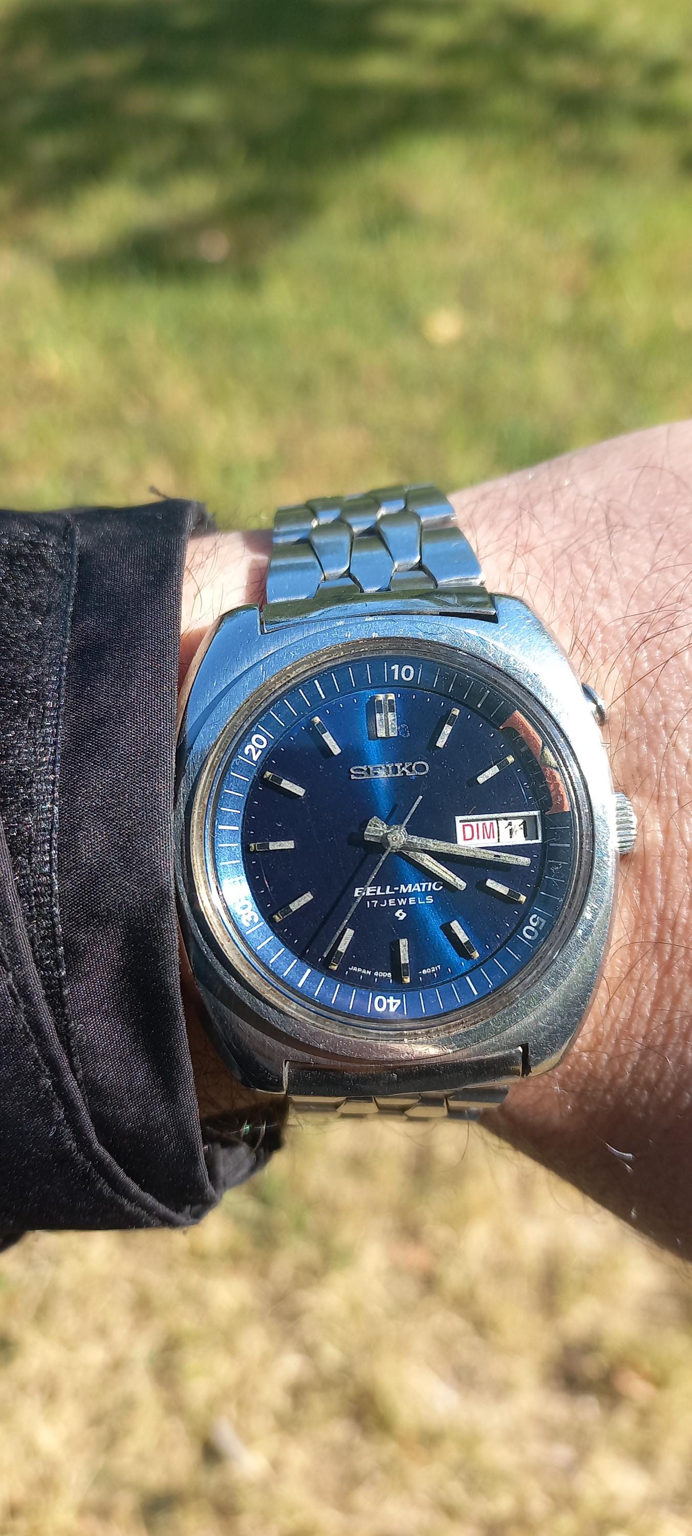 Seiko Automatic Bellmatic Alarm 4006-6031 Full Original 1976 Model