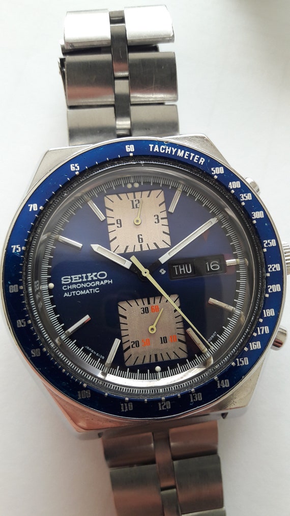 Seiko 6138-0030 kakume Automatic Chronograph Rare - Etsy