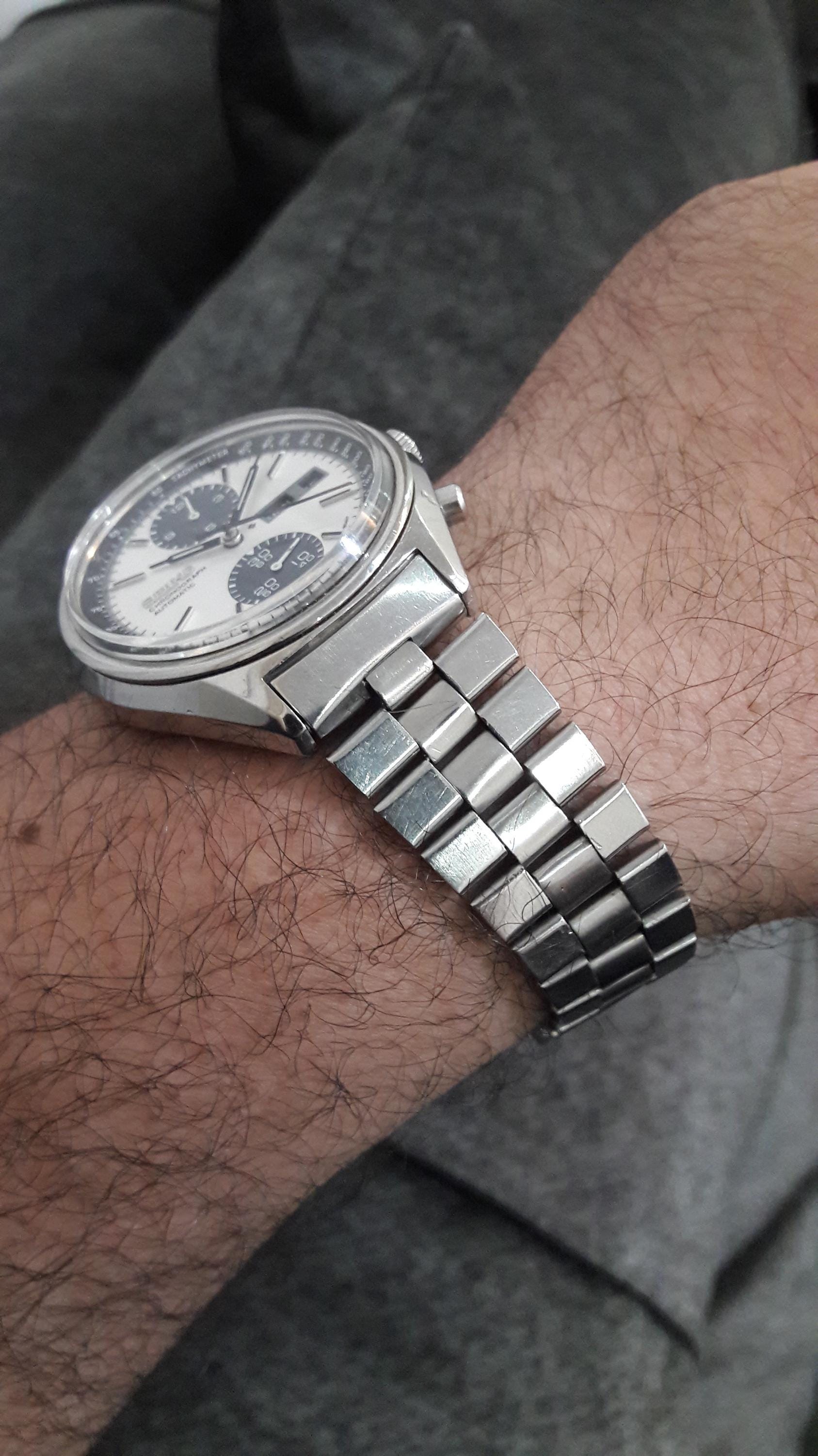 セイコー　パンダ　クロノグラフ　 Ref.6138ー8020　自動巻き SEIKO 5 Sports Speed Timer Ref.6138-8020 – TIMEANAGRAM