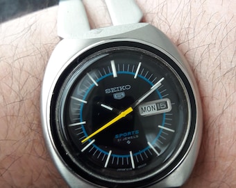 Seiko 5 Sports Automatic 6119-6400 Brown Dial Full Original