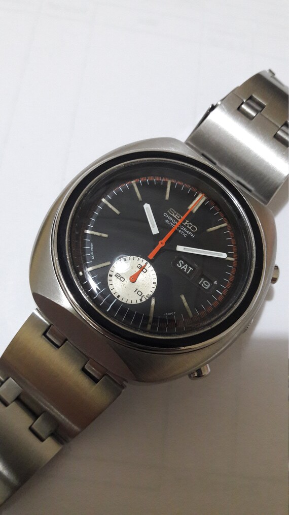 Seiko Chronograph 6139-8002 Sports 1972 Model Automatic Rare | Etsy  Singapore