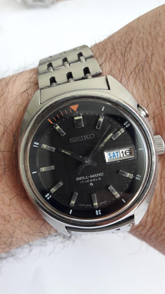 Vintage Seiko Bell-matic Automatic Alarm 4006-6011 Full Original