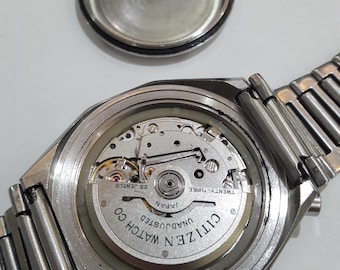 Citizen Bullhead Octagonal Panda Dial Automatic Chronograph and